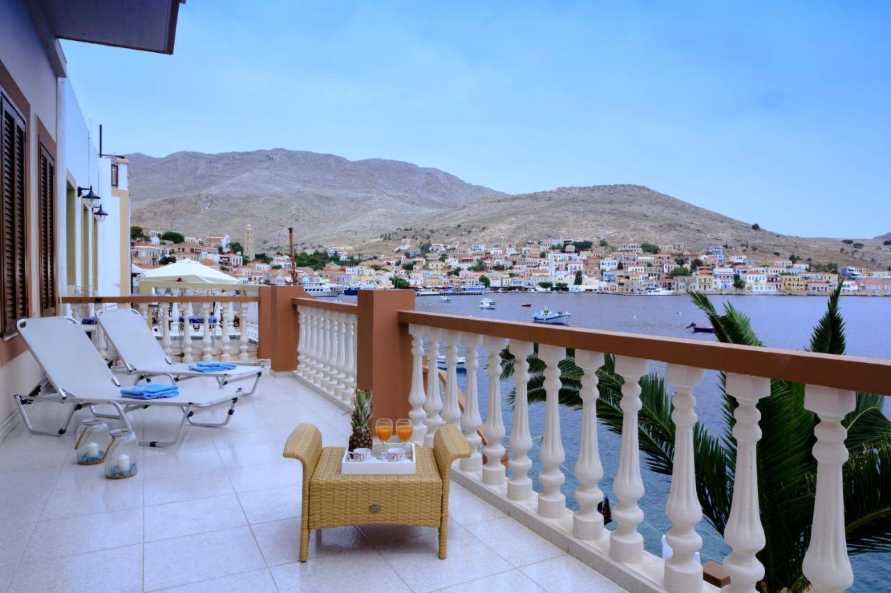 Villa Skiadeni Chalki Town Luaran gambar